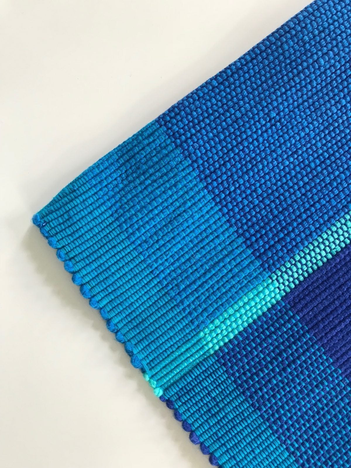 Dækkeservietter- håndvævede og bæredygtige – blå  i tyk kvalitet (2 stk) Boligtekstiler