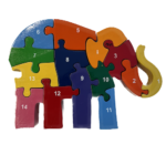 Elefant familien – bæredygtigt og lærende trælegetøj Lærende legetøj